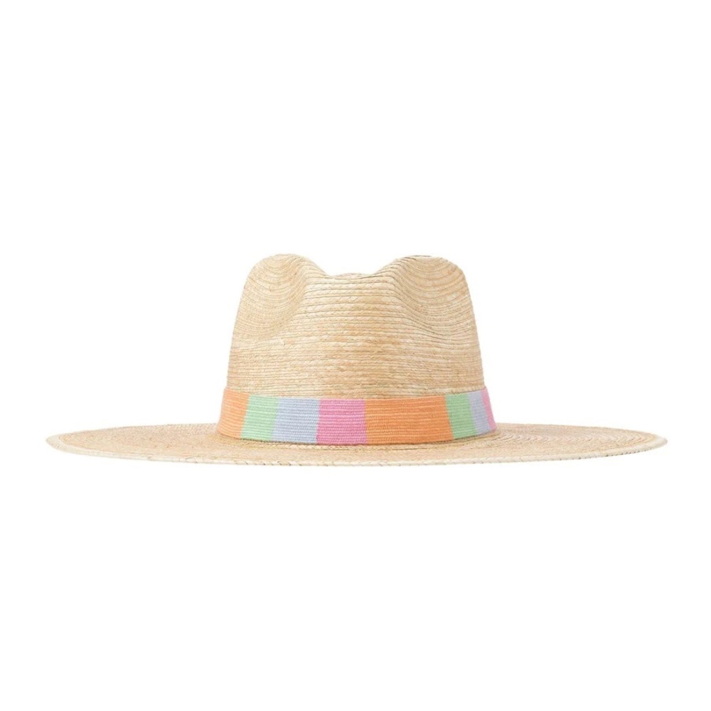 Sunshine Tienda hat with rainbow band